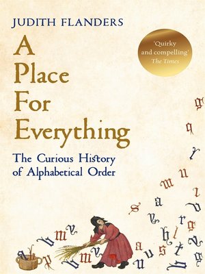 cover image of A Place For Everything